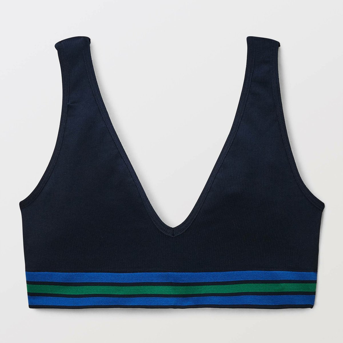 Brassière SERENA sans coutures marine, MONOPRIX