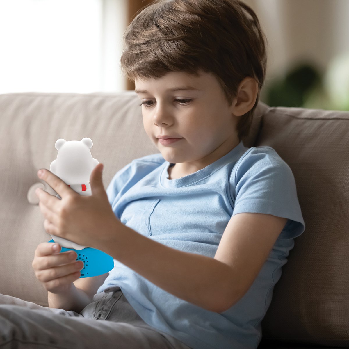 Compteur d’histoires Ourson en 3D (Français) multicolore, LEXIBOOK