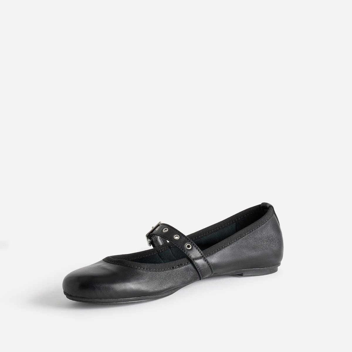 Ballerine en cuir DITSA noir, ERAM