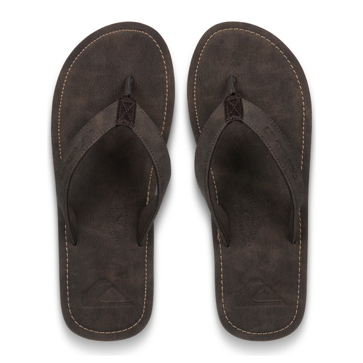 Sandales MOLOKAI NUBUCK marron brown 1, QUIKSILVER