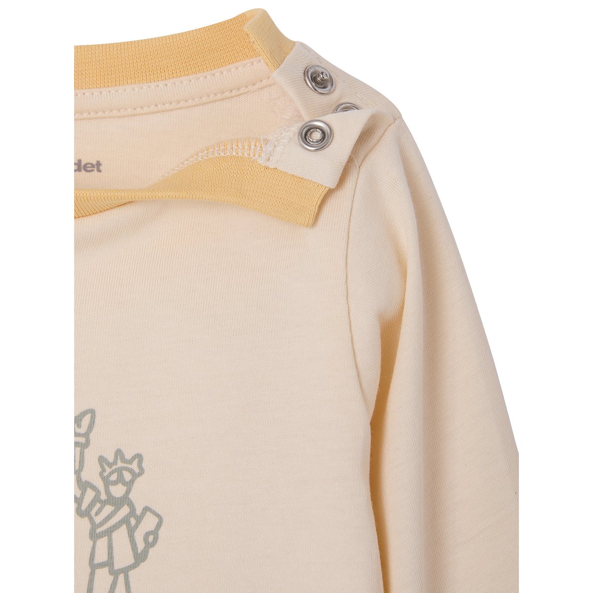 T-shirt manches longues vanille, VERTBAUDET