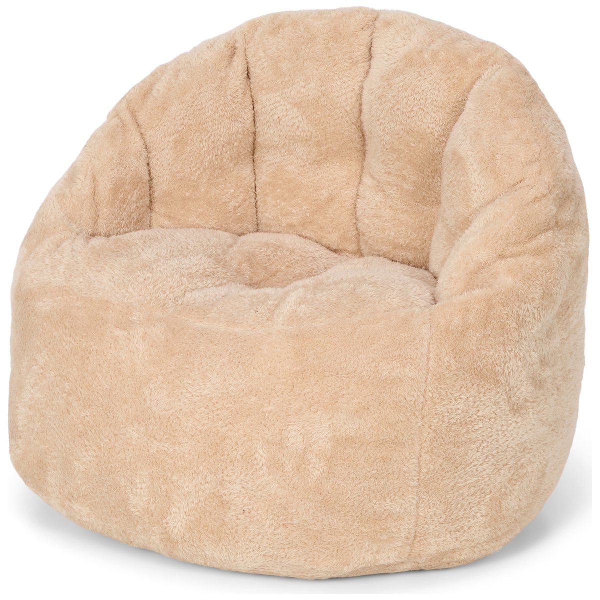 Pouf bouclette beige, LITTLE DUTCH