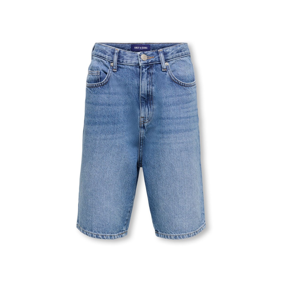 Short En Denim medium blue denim, ONLY & SONS JUNIOR