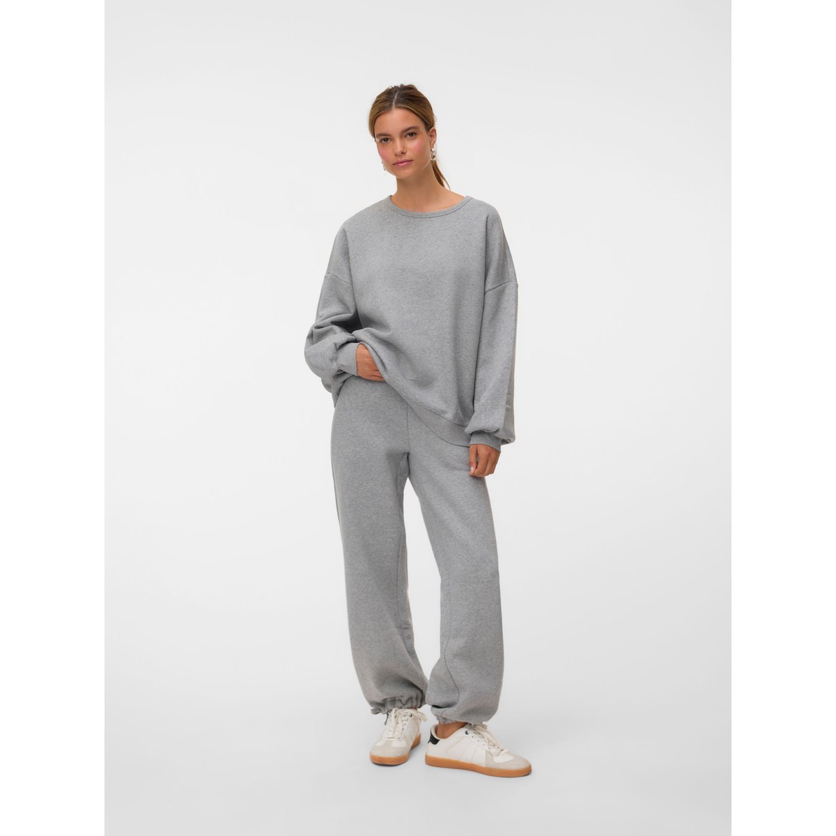 Sweat-Shirt light grey melange 1, VERO MODA