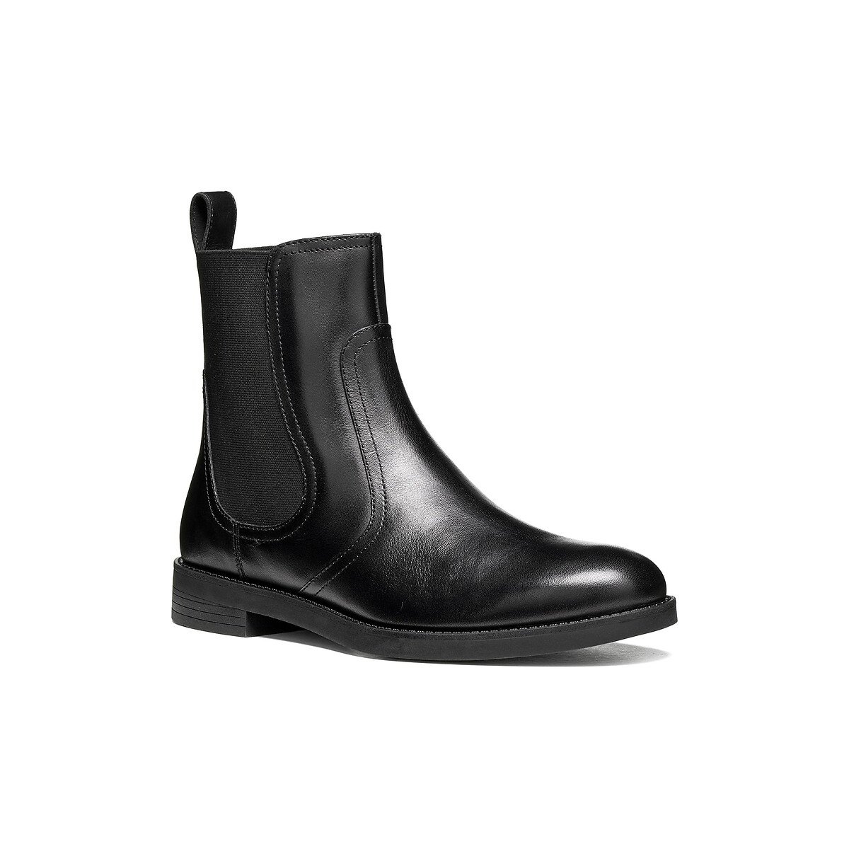Bottines chelsea en cuir, ESMEENA noir, GEOX