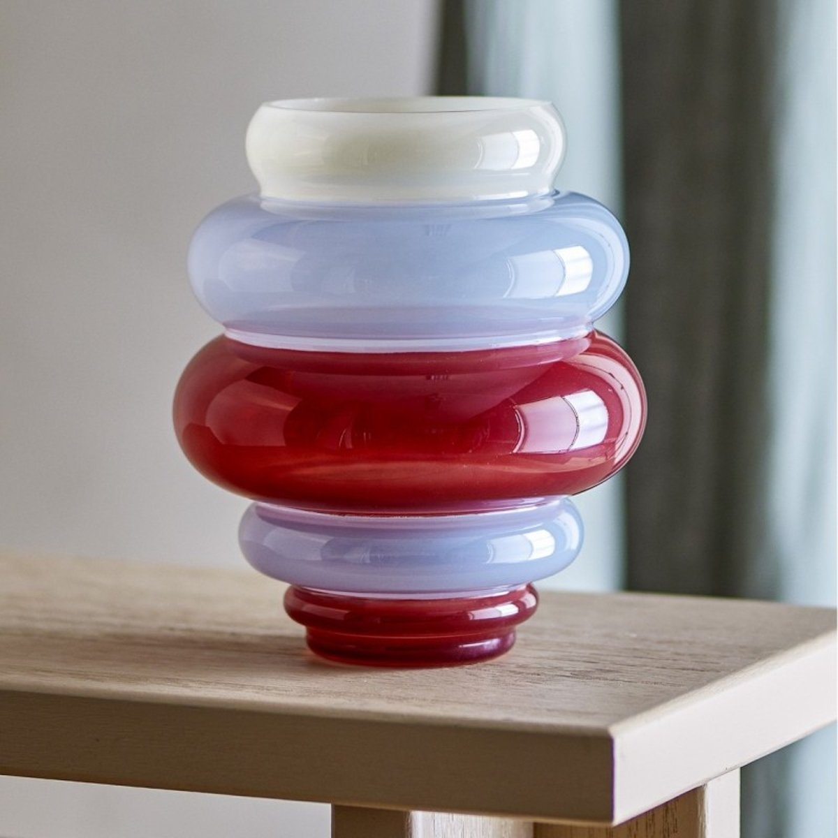 Vase verre organique Annhelene multicolore, BLOOMINGVILLE