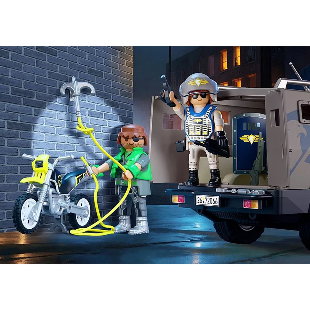 PromoPack Fourgon forces spéciales multicolore, PLAYMOBIL