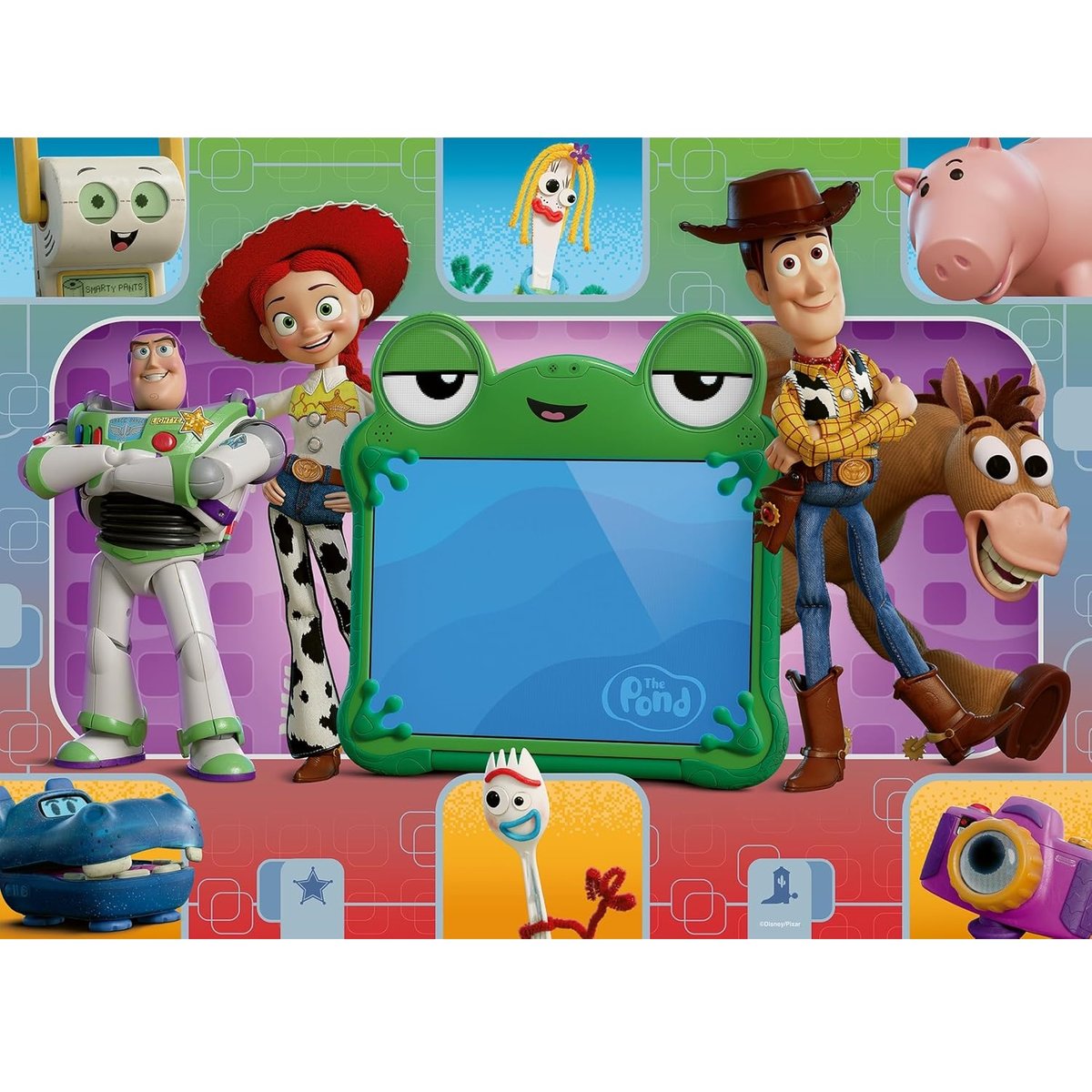 Puzzle Toy Story 5 100 pcs XXL bleu, RAVENSBURGER