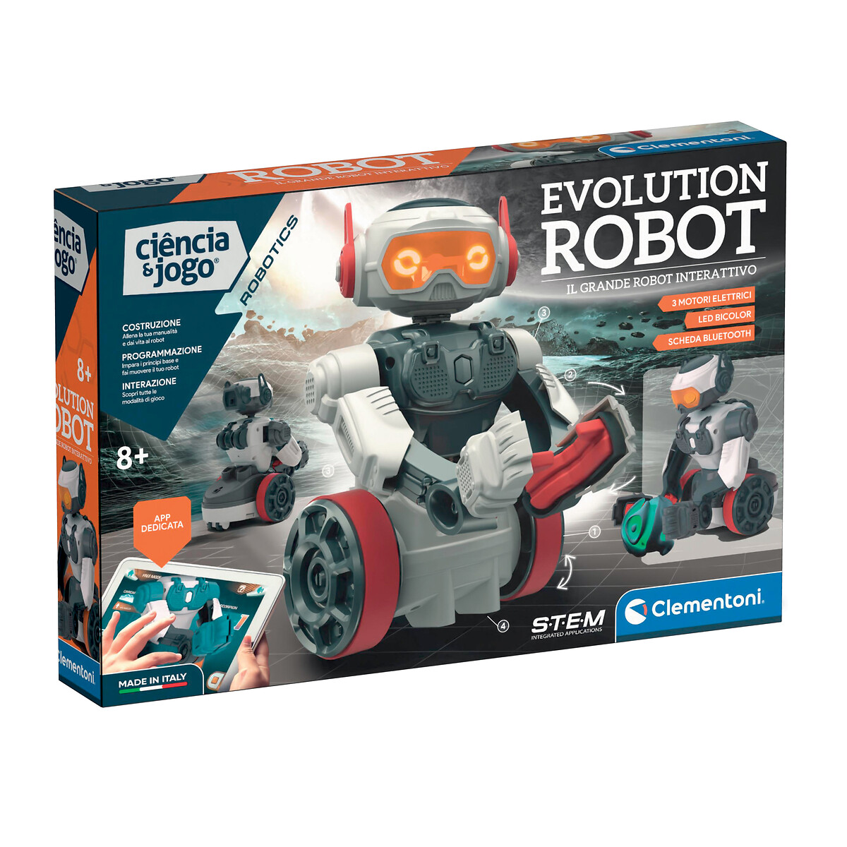 Brinquedo "Robot interativo evolution 2.0 ", CLEMENTONI multicolor, CLEMENTONI