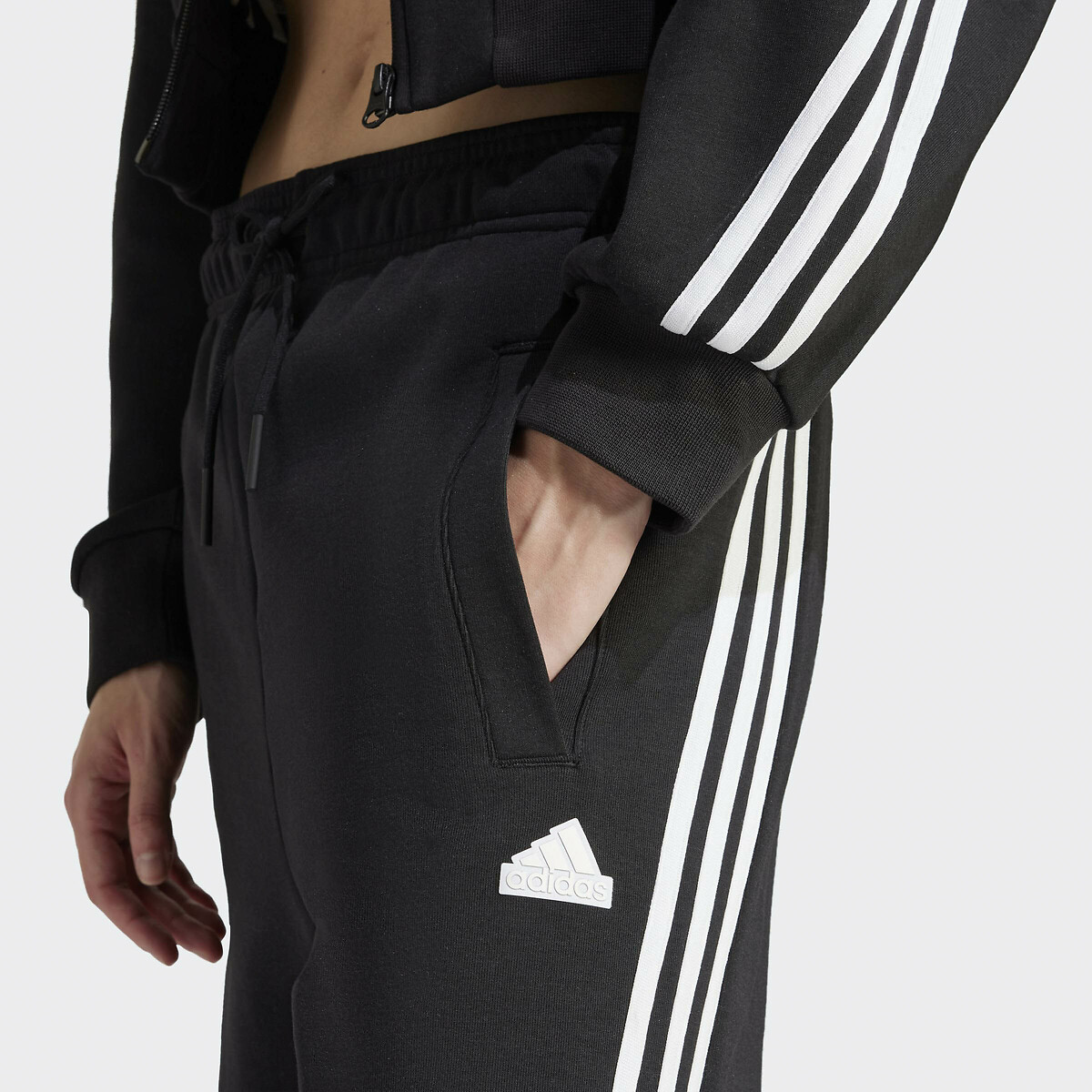 Pantalon droit à 3 bandes Future Icons noir, ADIDAS SPORTSWEAR