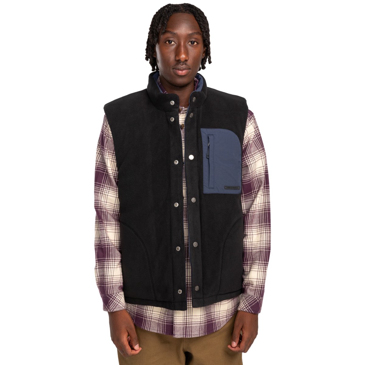 Veste sans manches réversible TREKKA bleu blue nights, ELEMENT
