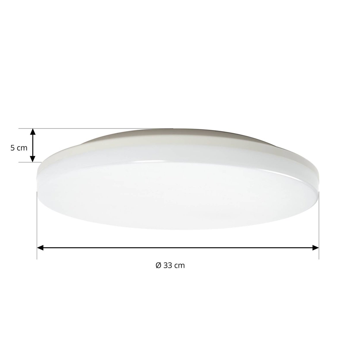 Plafonnier moderneLED, Artin blanc, PRIOS