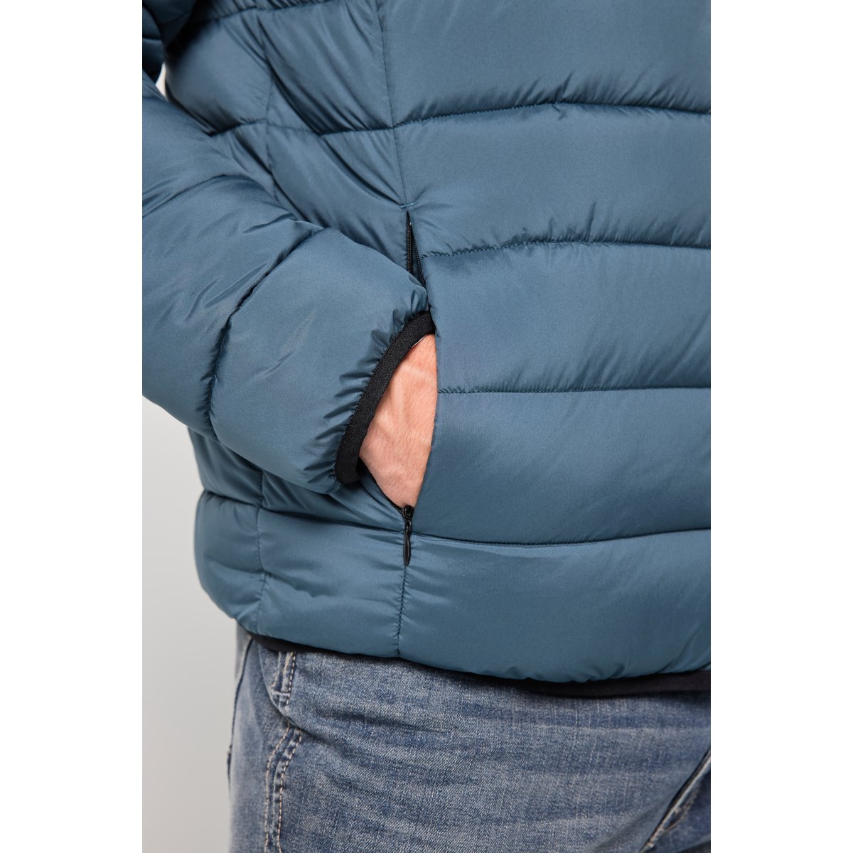 Veste outdoor matelassée bleu profond, JP1880