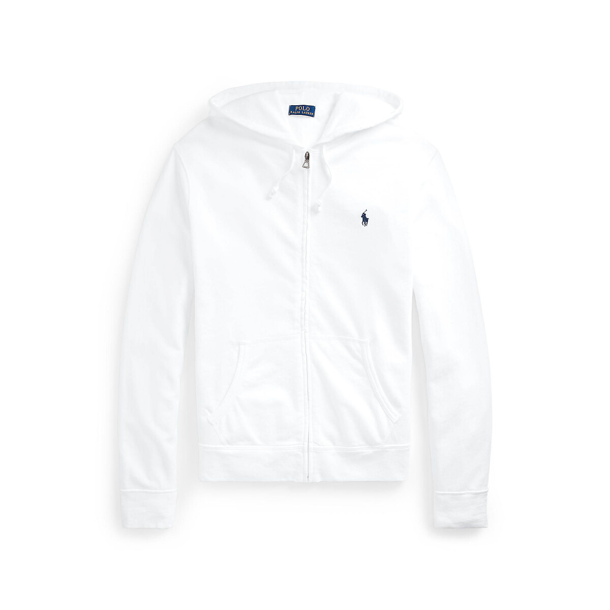 Zip-Up Hoodie white, POLO RALPH LAUREN