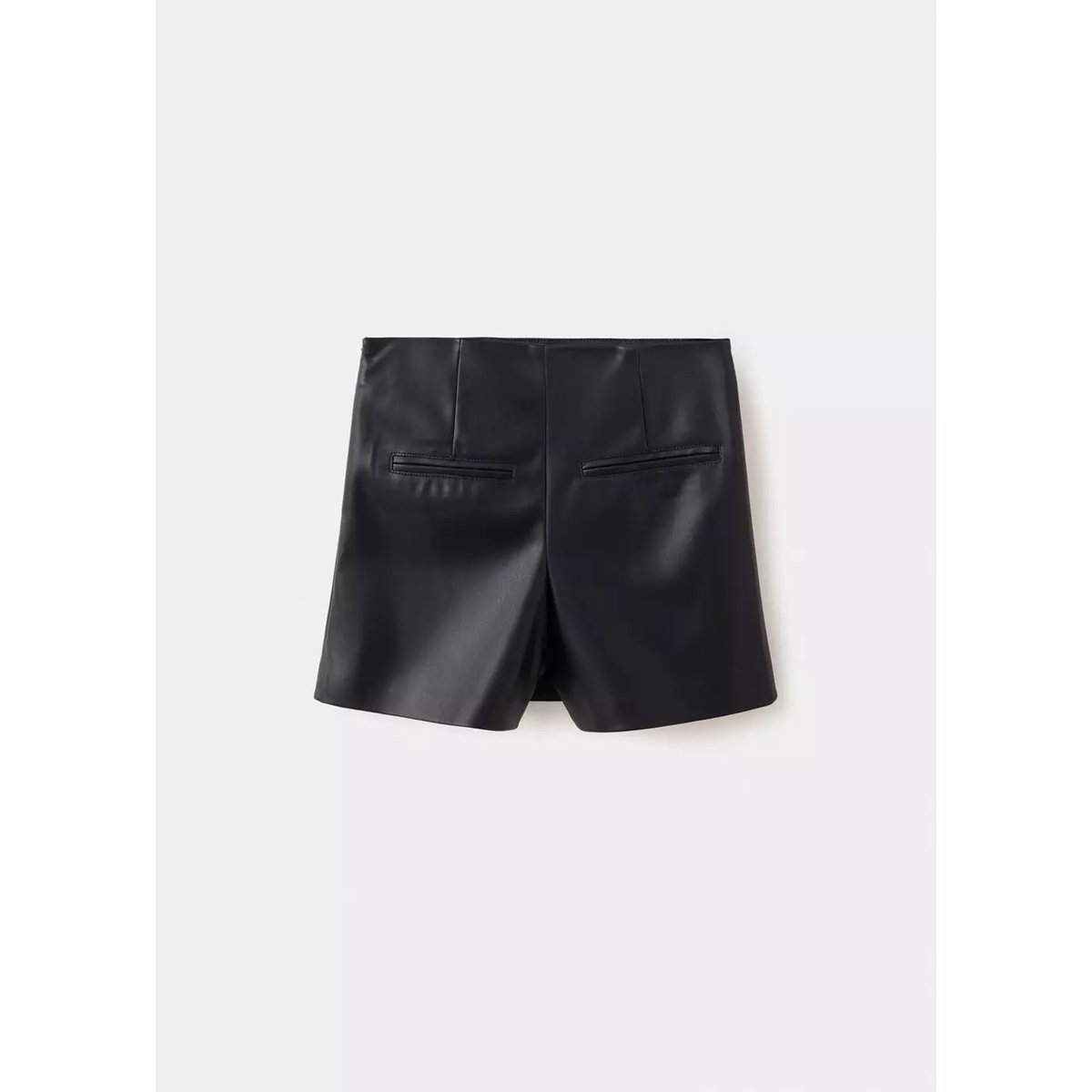 Jupe short cuir synthétique noir, MANGO KIDS