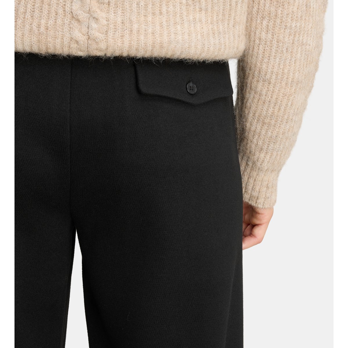 Pantalon droit flint chevrons noir, GALERIES LAFAYETTE