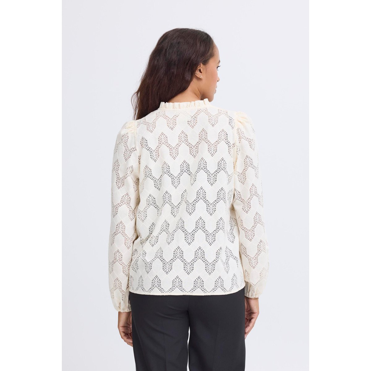 Long sleeve shirt beige birch, ICHI