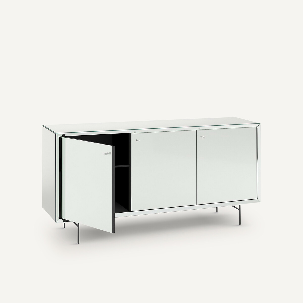 Buffet enfilade miroir, Khonsou verre transparent, AM.PM