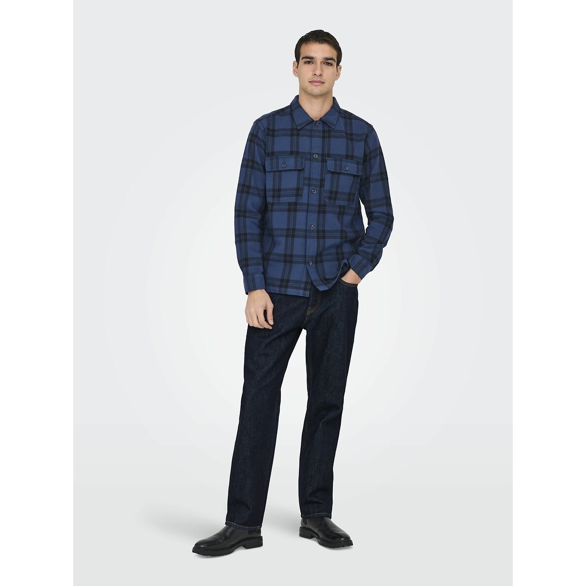 Straight Jeans dark blue, ONLY & SONS