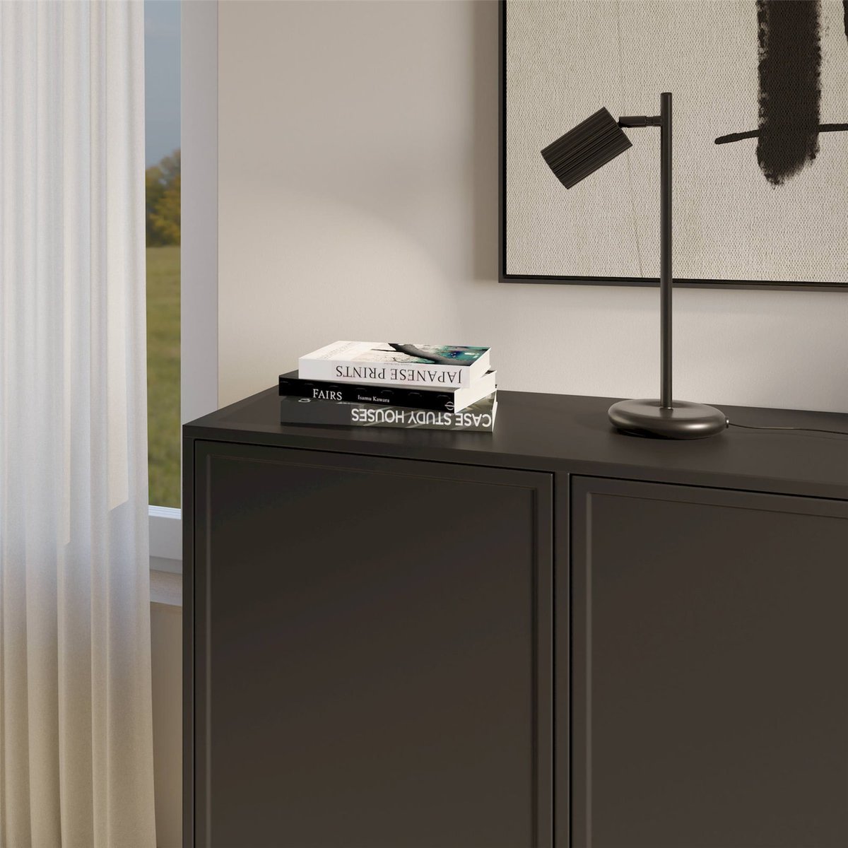 Buffet deux portes bois collection VELVETO cachemire, RECOLLECTION