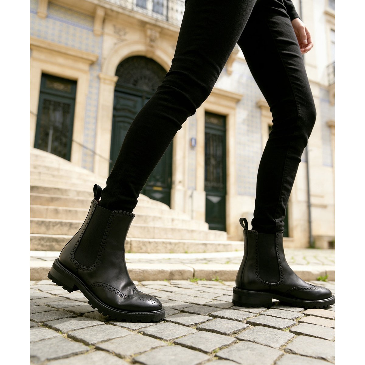 Bottines CHARLIE noir, FINSBURY
