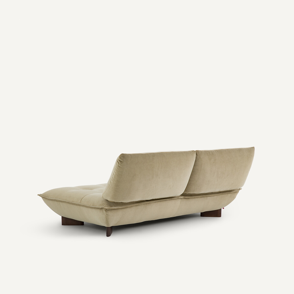 Modulaire bank van stonewashed fluweel, KAORI grijs shiitaké, AM.PM