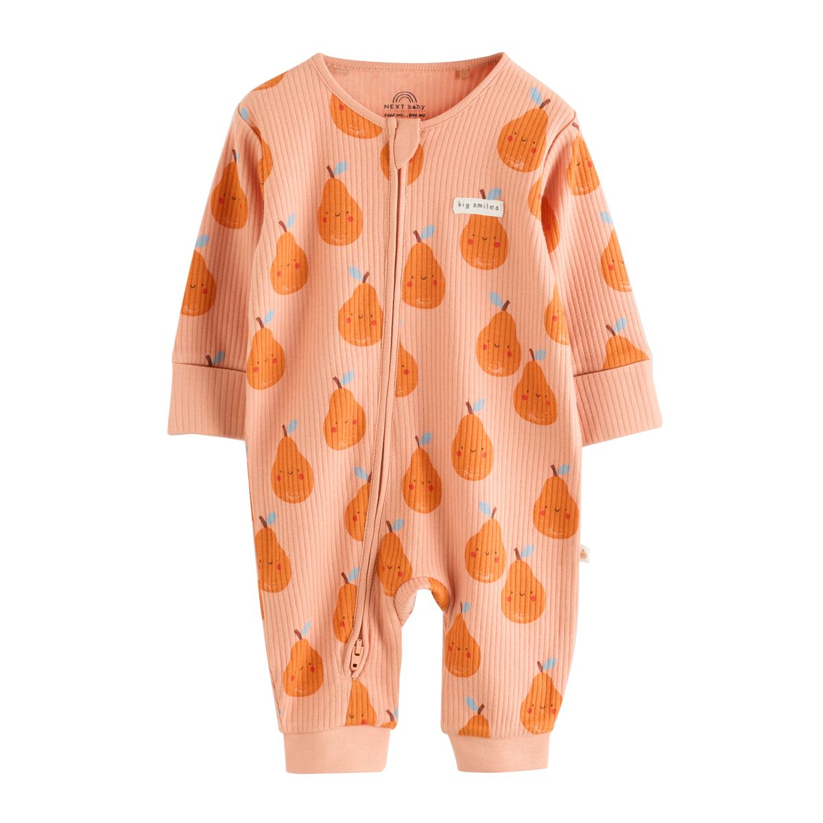Dors-bien à zip double sens bébé, lot de 3 fruits brillants, NEXT