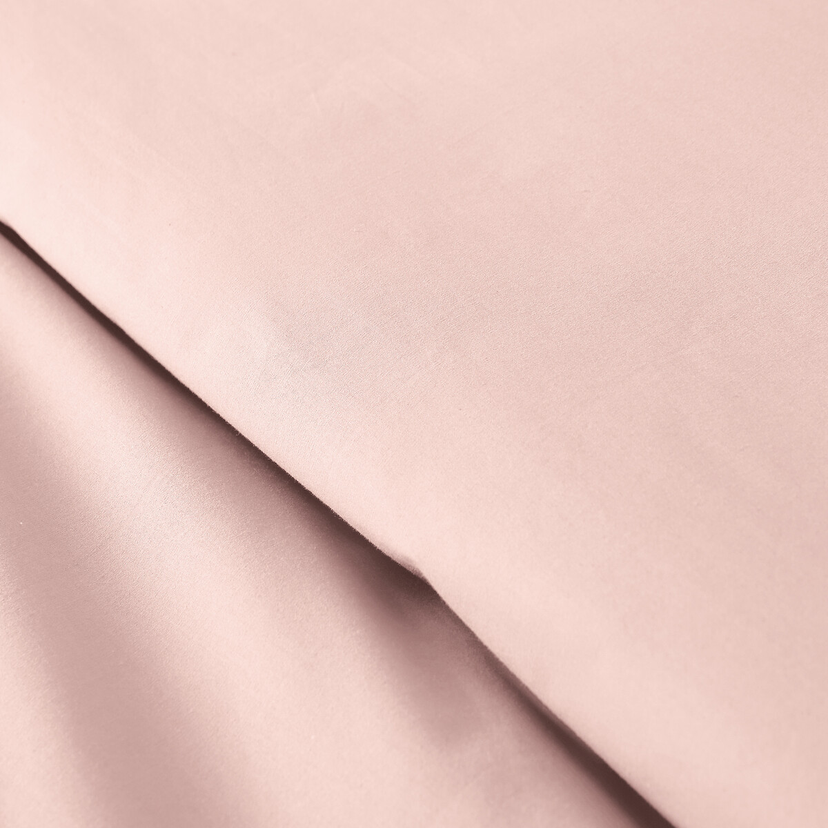 Housse de couette en percale de coton, 80 fils, Scenario rose poudré, LA REDOUTE INTERIEURS
