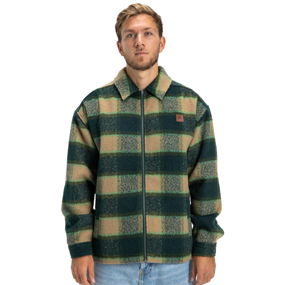 Surchemise HENDERSON. vert ponderosa pine, DC SHOES