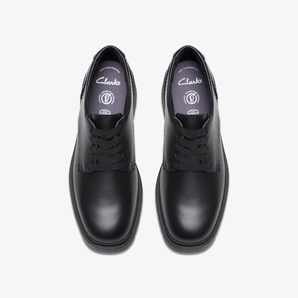 Derbies Cuir ERIS PURE Y noir, CLARKS