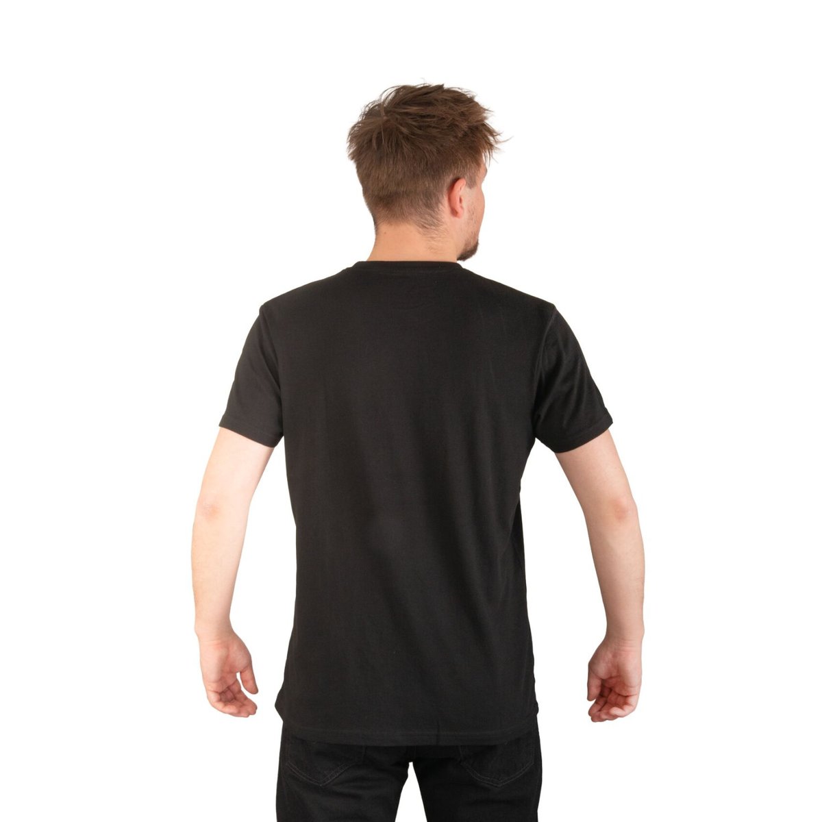 Tee shirt en coton SOUL noir/vert foncé/blanc/turquoise, FREEGUN