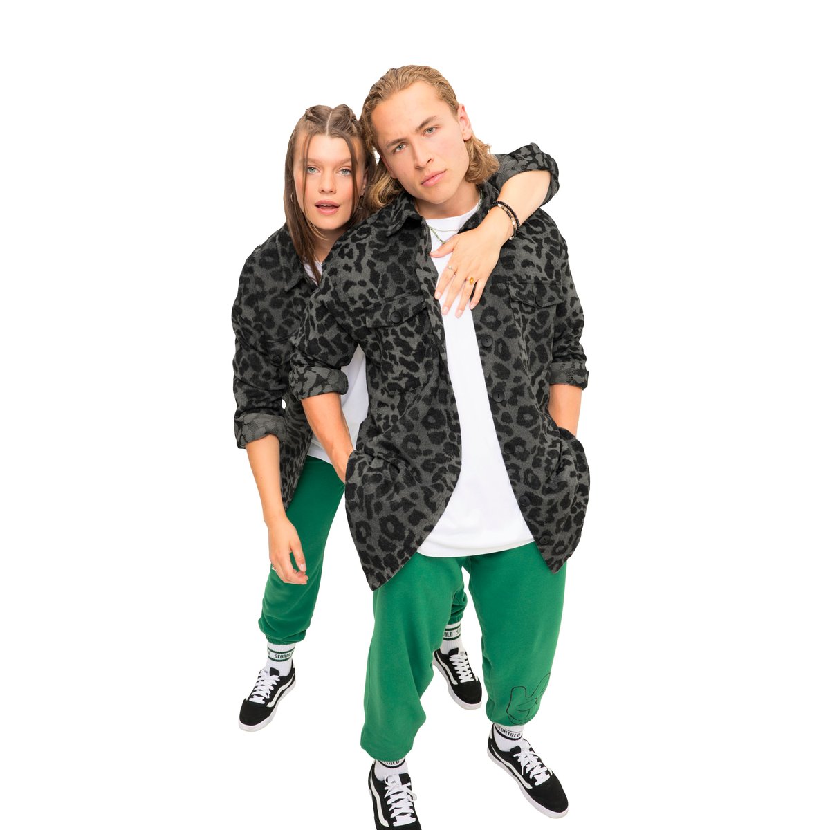 Veste chemisier oversize à manches longues noir, STUDIO UNTOLD