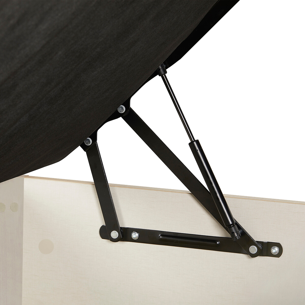 Sommier lit coffre, SPACE UP JUNIOR chêne blanchi, BULTEX