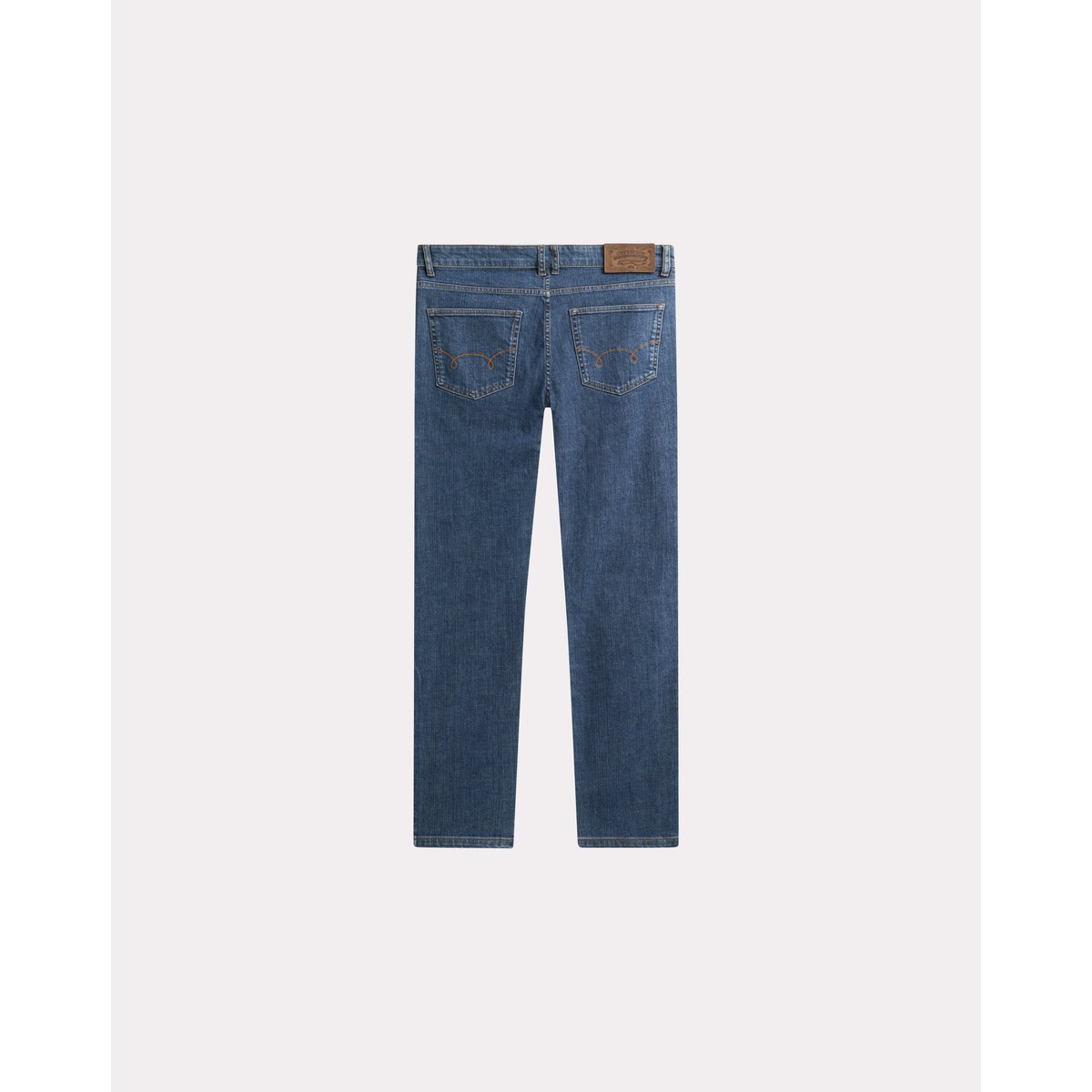 Jean droit en coton STRAIGHT gris, CHEVIGNON