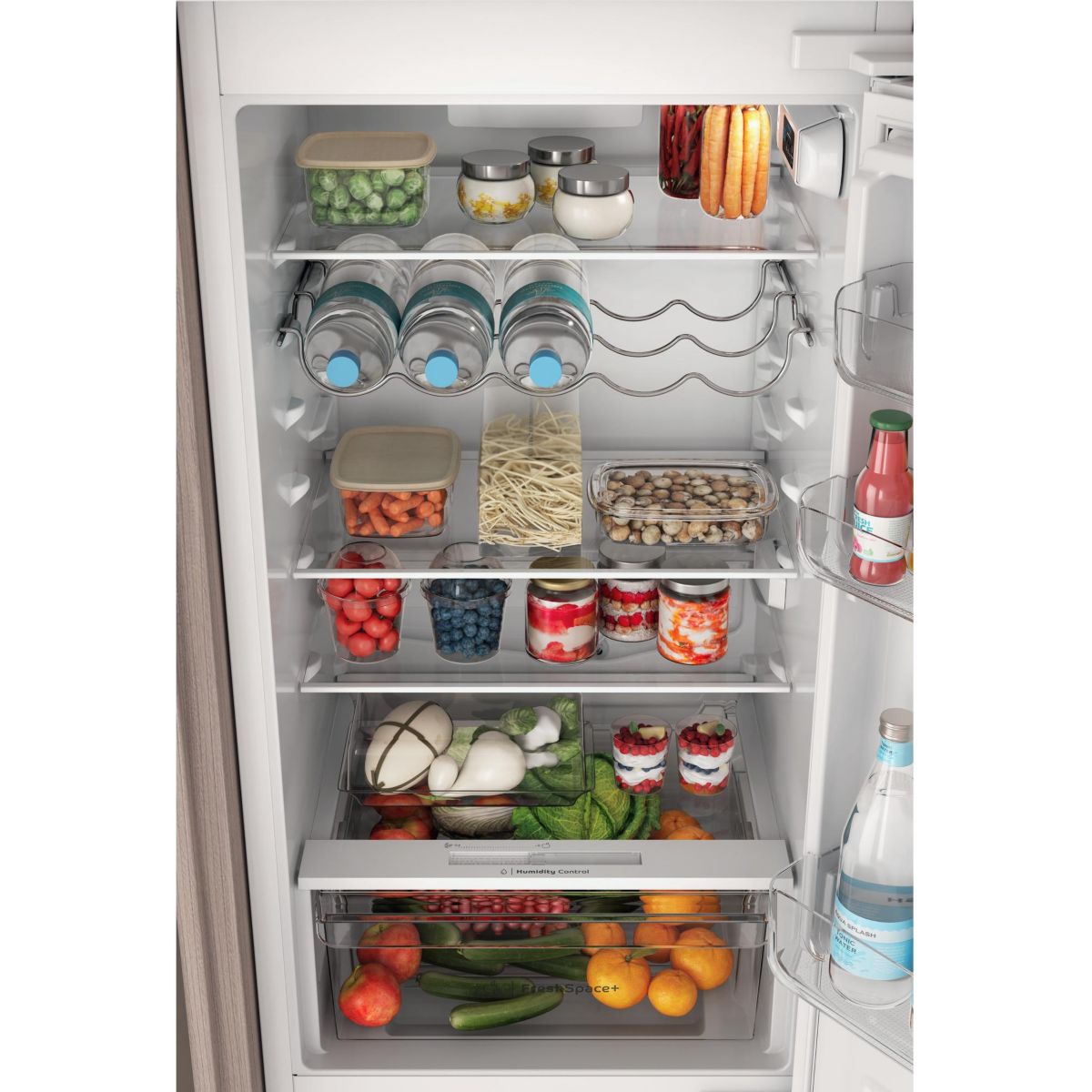 Réfrigérateur combiné encastrable INCO18DC03 intégrable, INDESIT