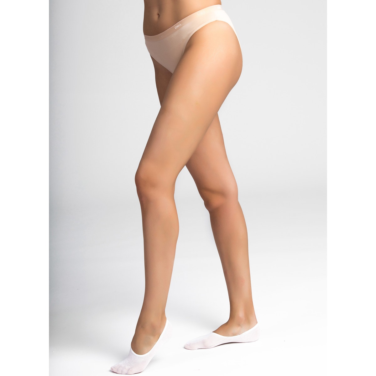 Lot de 2 protèges-pieds Invisifit blanc, DIM