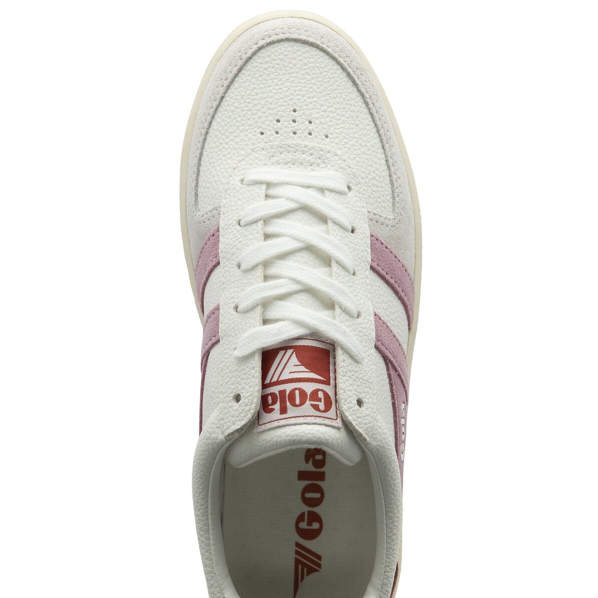 Baskets Grandslam Trident blanc/rose, GOLA