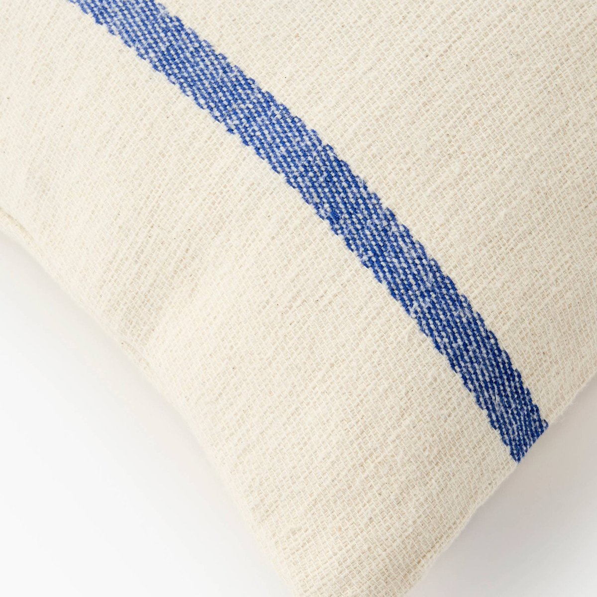 Coussin rayé, 35x70cm, 100% coton et Oekotex off white, MONOPRIX