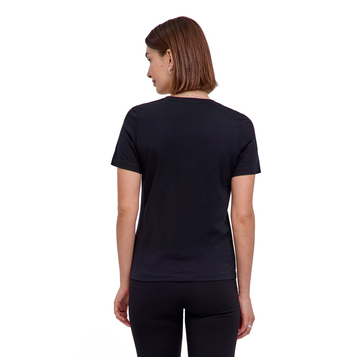T-Shirt Essential Cotton noir, FALKE