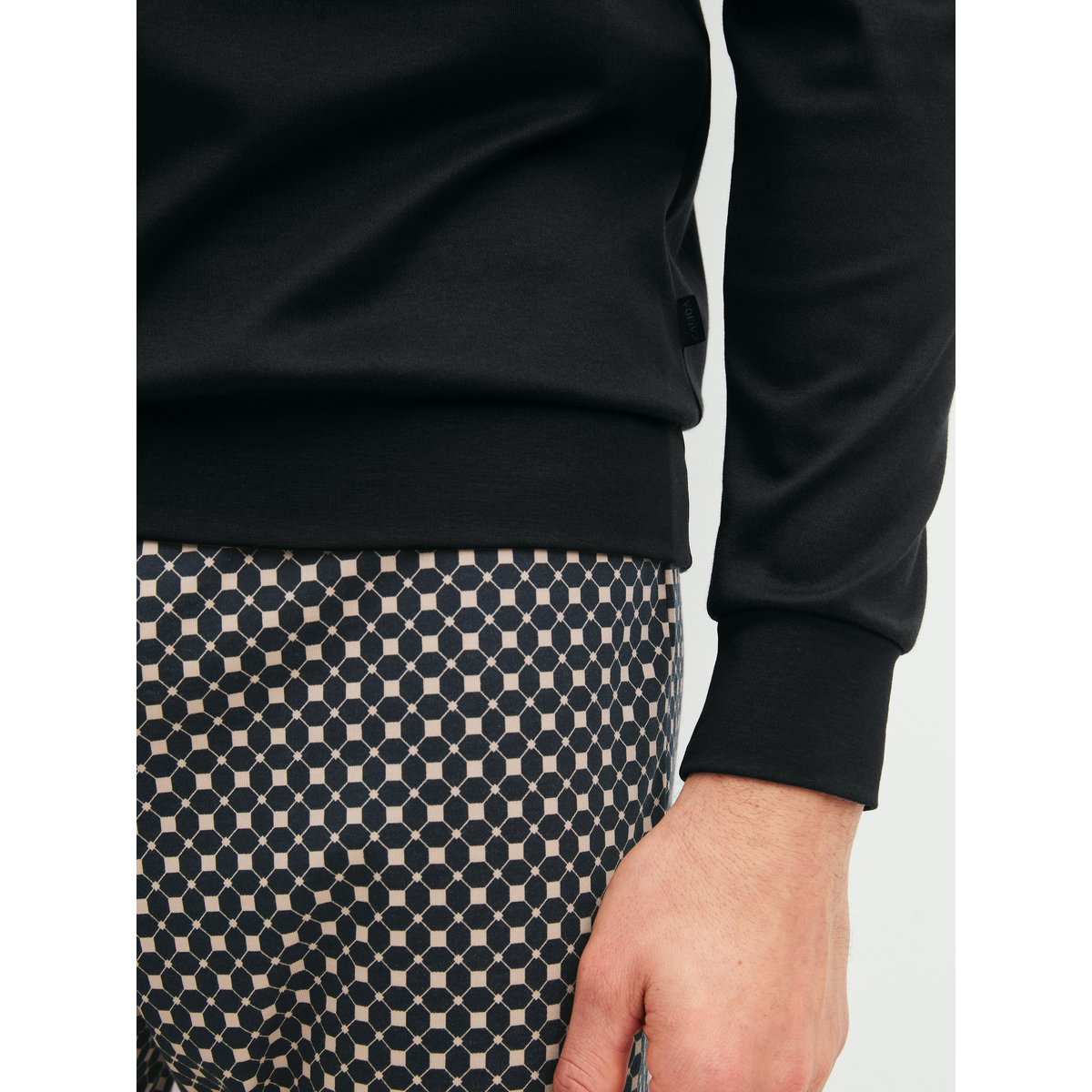 manches longues Coton RELAX COSY VIBES 4 noir, CALIDA