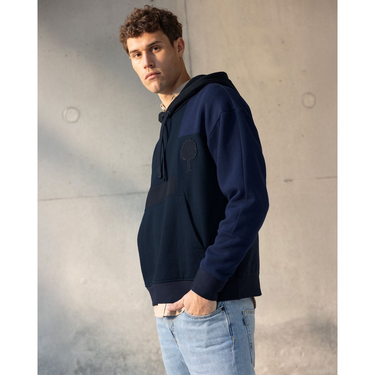 Sweat DIRAC UP bleu marine, FAGUO