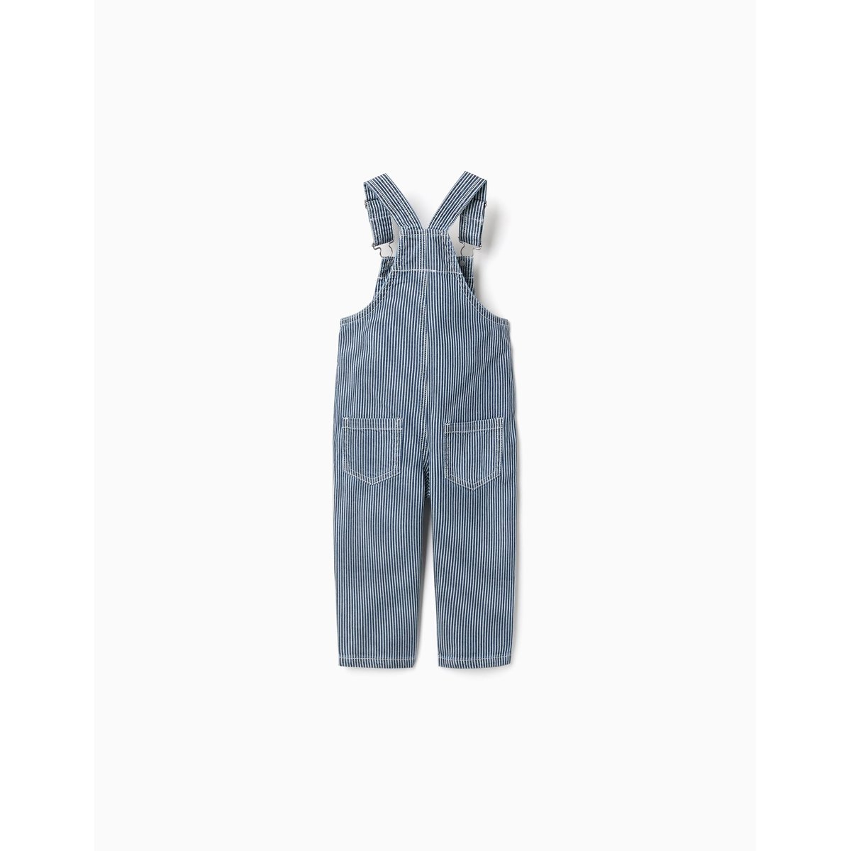 Salopette en jean à rayures avec poches bleu, ZIPPY