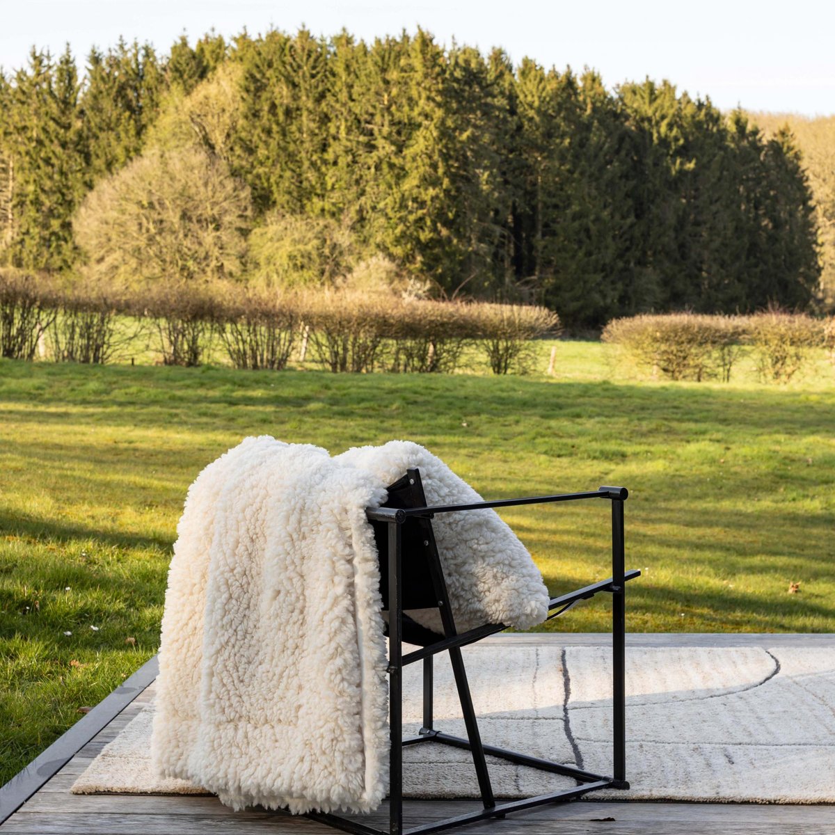 Coussin Noam neige, VIVARAISE