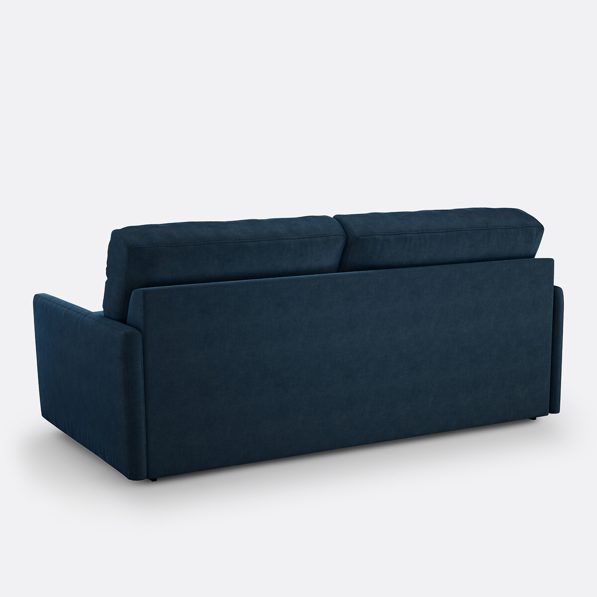 Bank-bed fluweel, mousse Marta pruisisch blauw, LA REDOUTE INTERIEURS