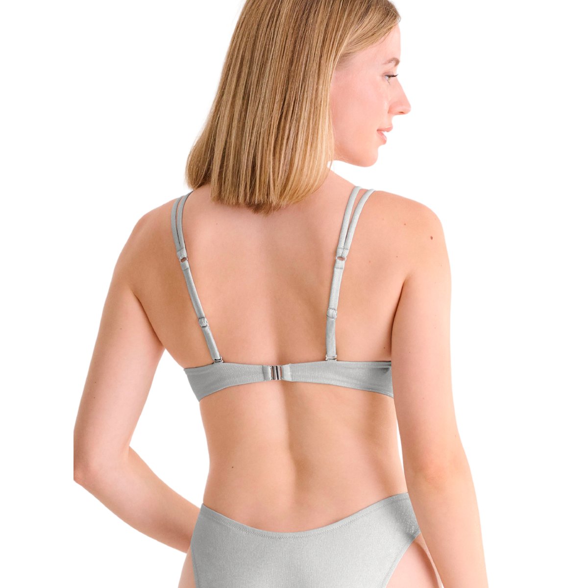 Haut maillot de bain push-up BLUE LAGOON argent, LISCA