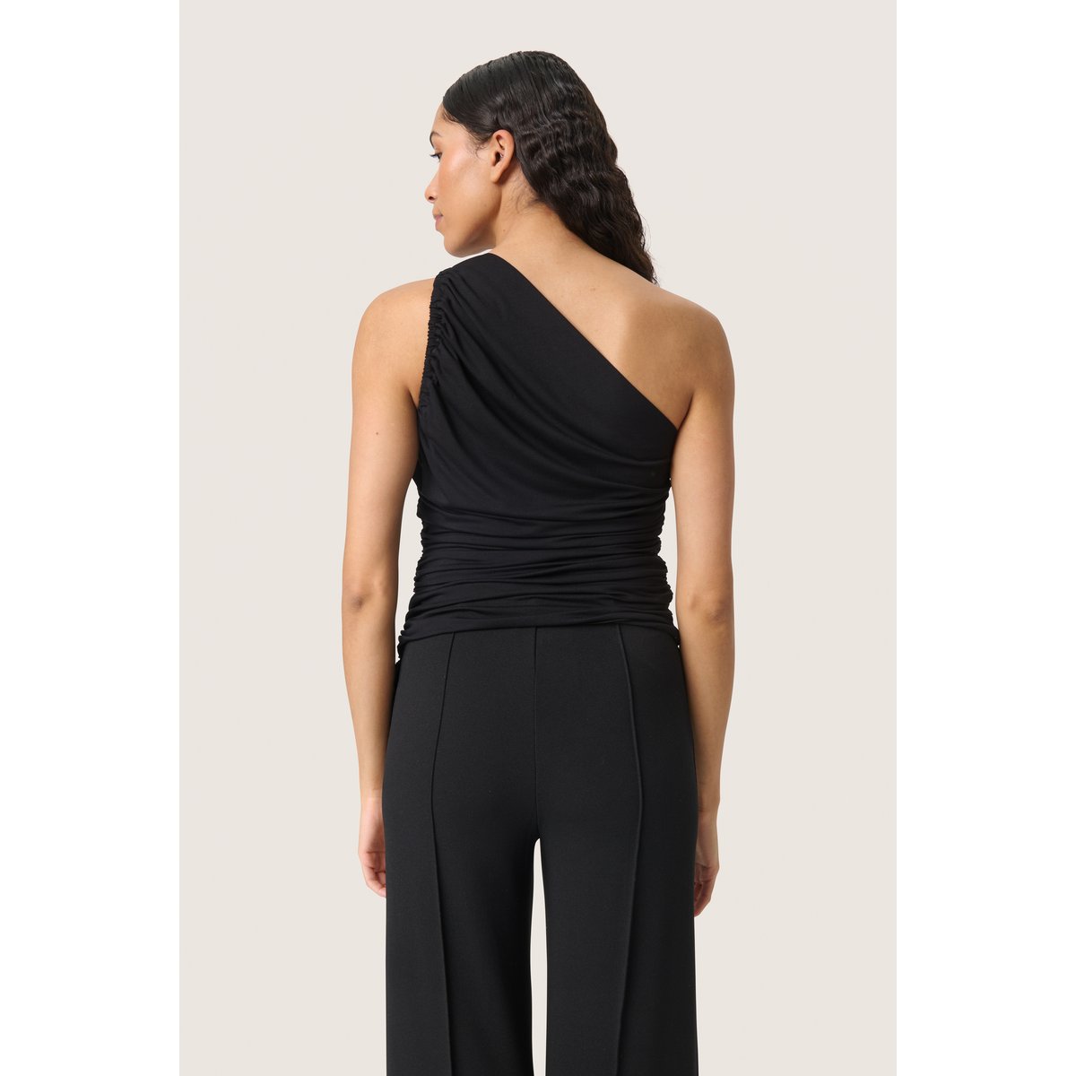 Blouse sans manches noir black, SOAKED IN LUXURY