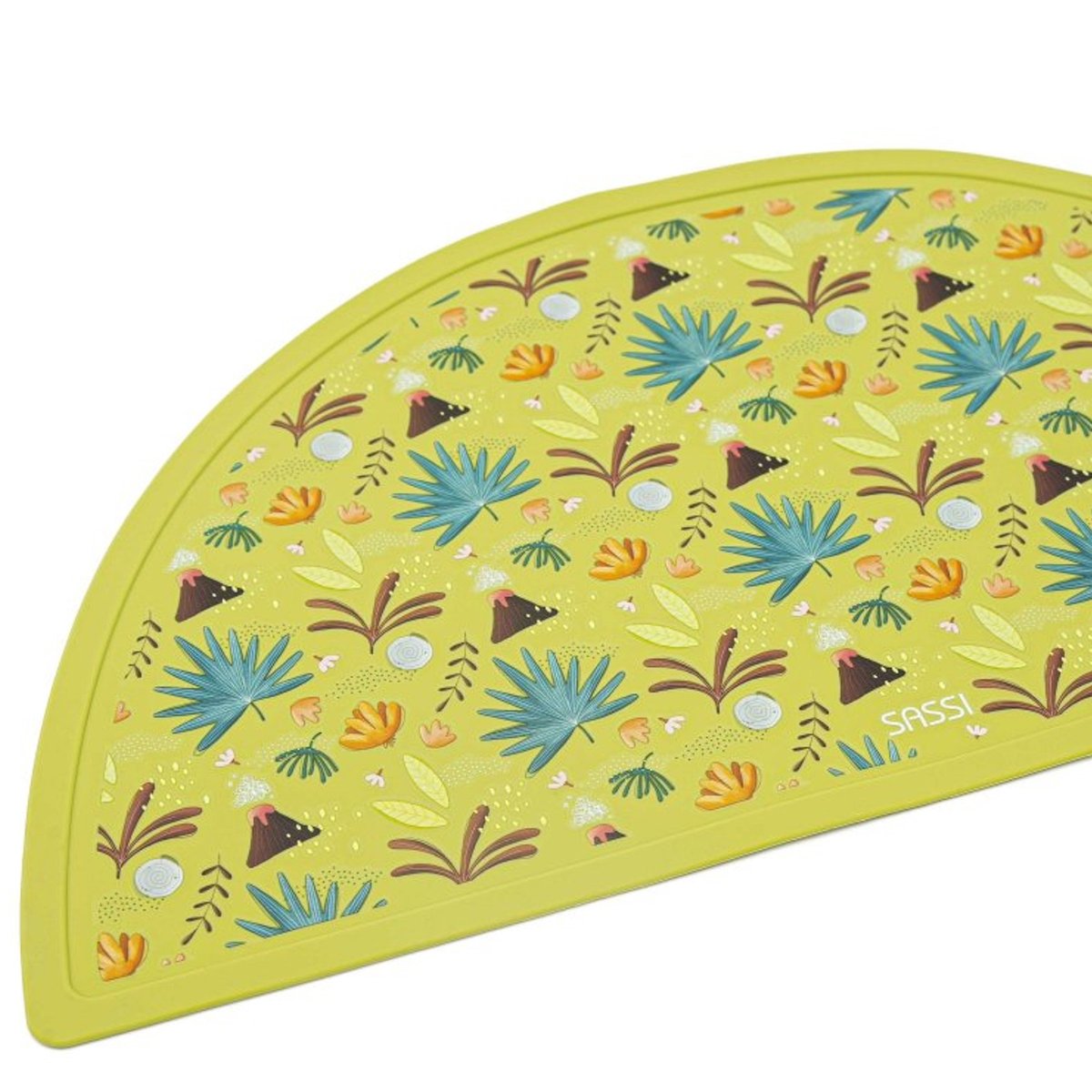 Set de table en silicone ANIMAUX vert, SASSI