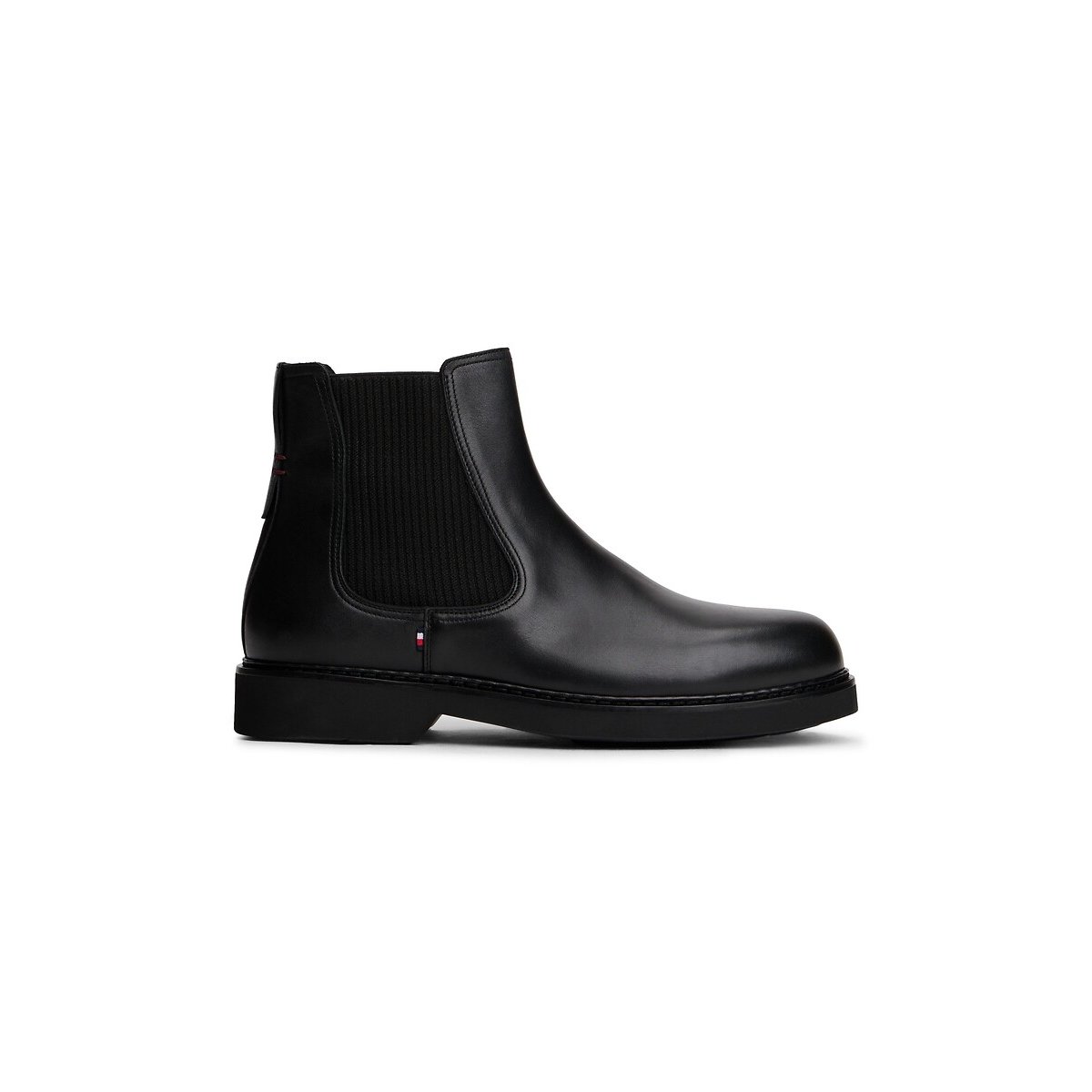 Bottines Chelsea en cuir ultra light noir, TOMMY HILFIGER