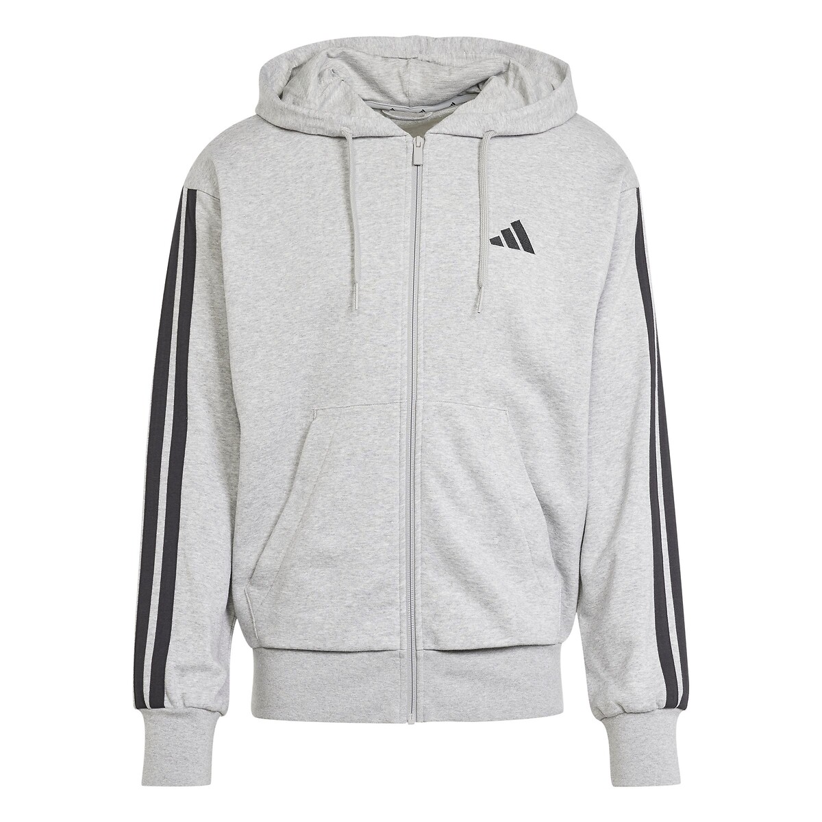 Essential Zip-Up Hoodie grey marl, ADIDAS SPORTSWEAR