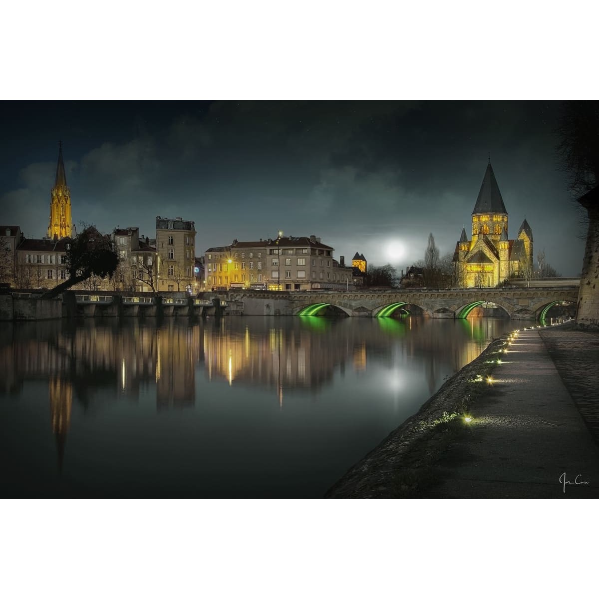 Tableau Mural Moselle CONTEMPORAIN URBAIN tableau en verre synthétique, CEANOTHE